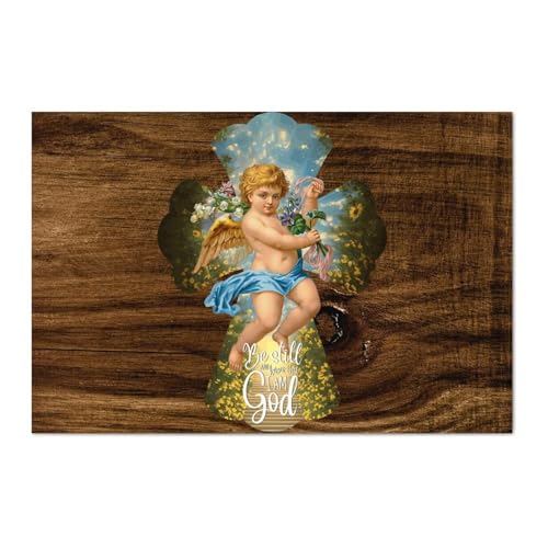 LMMIXEE Rustikales Holz-Palettenschild mit Bibelvers und Aufschrift "Be still and Know That I Am God", 30,5 x 20,3 cm, rustikale christliche Holzkunst, Bauernhaus-Dekoration, Küche, Retro-Schild LMMIXEE Rustikales Holz-Palettenschild mit Bibelvers und Aufschrift "Be still and Know That I Am God", 30,5 x 20,3 cm, rustikale christliche Holzkunst, Bauernhaus-Dekoration, Küche, Retro-Schild von LMMIXEE