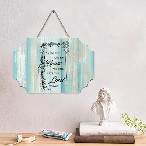 LMMIXEE Rustikales Jesus-Holz-Palettenschild "As for Me My House We Will Serve The Lord", 15,2 x 25,4 cm, Wandkunst, Familienwanddekoration für Zuhause, Schlafzimmer, Küche, Wohnzimmer LMMIXEE Rustikales Jesus-Holz-Palettenschild "As for Me My House We Will Serve The Lord", 15,2 x 25,4 cm, Wandkunst, Familienwanddekoration für Zuhause, Schlafzimmer, Küche, Wohnzimmer von LMMIXEE