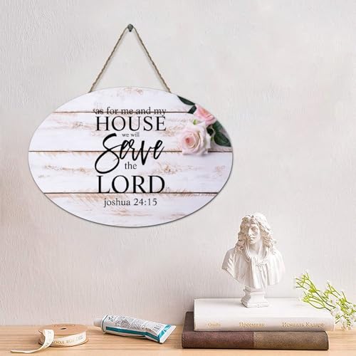 LMMIXEE Rustikales Palettenschild mit Bibelvers aus Holz, Aufschrift "As for Me My House We Will Serve The Lord", 10,2 x 15,2 cm, rustikale christliche Holzkunst, Küche, Heimdekoration LMMIXEE Rustikales Palettenschild mit Bibelvers aus Holz, Aufschrift "As for Me My House We Will Serve The Lord", 10,2 x 15,2 cm, rustikale christliche Holzkunst, Küche, Heimdekoration von LMMIXEE