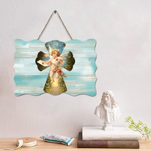 LMMIXEE Vintage Bibelvers Christliches Holzpalettenschild Engel Kreuz Holzschilder 10,2 x 15,2 cm christliches Bauernhaus Wandkunst Wohnkultur Aufhänger Familie Wanddekoration für Zuhause Schlafzimmer LMMIXEE Vintage Bibelvers Christliches Holzpalettenschild Engel Kreuz Holzschilder 10,2 x 15,2 cm christliches Bauernhaus Wandkunst Wohnkultur Aufhänger Familie Wanddekoration für Zuhause Schlafzimmer von LMMIXEE