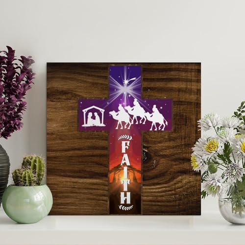 LMMIXEE Vintage-Bibelvers aus Holz, Palettenschild, Glaube, Wandschild mit inspirierenden Zitaten, 30,5 x 30,5 cm, rustikale christliche Holzkunst, Bauernhaus-Dekoration, Küche, Einweihungsgeschenk LMMIXEE Vintage-Bibelvers aus Holz, Palettenschild, Glaube, Wandschild mit inspirierenden Zitaten, 30,5 x 30,5 cm, rustikale christliche Holzkunst, Bauernhaus-Dekoration, Küche, Einweihungsgeschenk von LMMIXEE