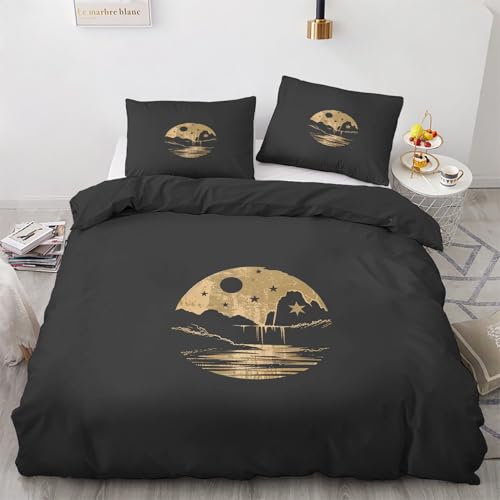LMMSMGS Bettwäsche 135x200 Sonne Bettwäsche-Sets– Weiches Mikrofaser-Set mit Bettbezug 135x200 + 1 Kissenbezüge 80x80 mit Reißverschluss Eckbinder für Mädchen Jungen LMMSMGS Bettwäsche 135x200 Sonne Bettwäsche-Sets– Weiches Mikrofaser-Set mit Bettbezug 135x200 + 1 Kissenbezüge 80x80 mit Reißverschluss Eckbinder für Mädchen Jungen von LMMSMGS