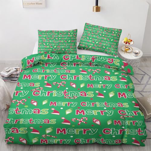 LMMSMGS Bettwäsche 135x200 Weihnachtsmotiv Bettwäsche-Sets– Weiches Mikrofaser-Set mit Bettbezug 135x200 + 1 Kissenbezüge 80x80 mit Reißverschluss Eckbinder für Mädchen Jungen LMMSMGS Bettwäsche 135x200 Weihnachtsmotiv Bettwäsche-Sets– Weiches Mikrofaser-Set mit Bettbezug 135x200 + 1 Kissenbezüge 80x80 mit Reißverschluss Eckbinder für Mädchen Jungen von LMMSMGS