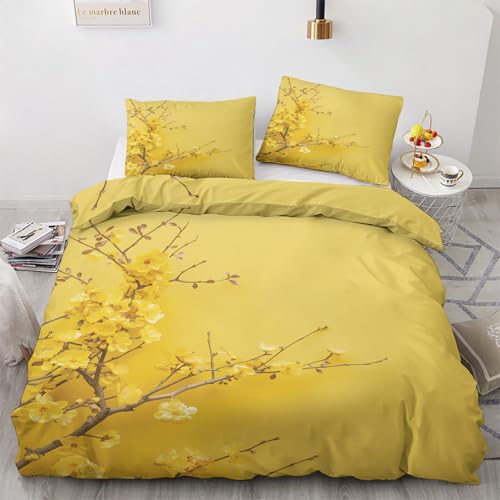 LMMSMGS Bettwäsche 140x200 70x90 Pflaumenblüte Bettwäsche-Sets– Weiches Mikrofaser-Set mit Bettbezug 140x200 + 1 Kissenbezüge mit Reißverschluss Eckbinder für Mädchen Jungen LMMSMGS Bettwäsche 140x200 70x90 Pflaumenblüte Bettwäsche-Sets– Weiches Mikrofaser-Set mit Bettbezug 140x200 + 1 Kissenbezüge mit Reißverschluss Eckbinder für Mädchen Jungen von LMMSMGS