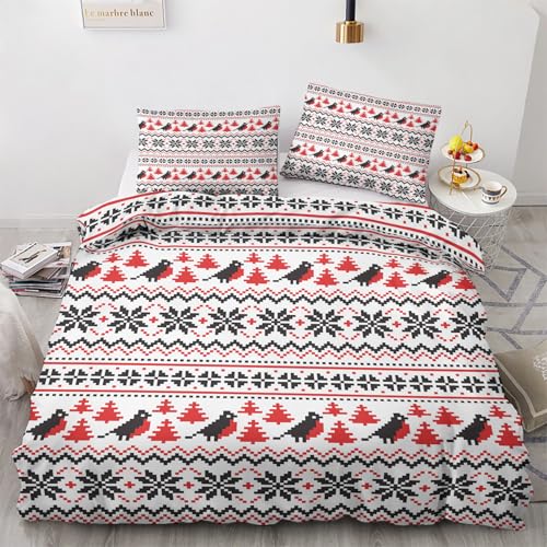 LMMSMGS Bettwäsche 155x220 Weihnachtsmotiv Bettwäsche-Sets– Weiches Mikrofaser-Set mit Bettbezug 155x220 + 1 Kissenbezüge 80x80 mit Reißverschluss Eckbinder für Mädchen Jungen LMMSMGS Bettwäsche 155x220 Weihnachtsmotiv Bettwäsche-Sets– Weiches Mikrofaser-Set mit Bettbezug 155x220 + 1 Kissenbezüge 80x80 mit Reißverschluss Eckbinder für Mädchen Jungen von LMMSMGS