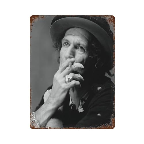 LMMZPUD Musiker Keith Richards Poster, Wanddekoration, Kunst, Metallblech, Poster, moderne Bar-Dekorationen, 40 x 30 cm LMMZPUD Musiker Keith Richards Poster, Wanddekoration, Kunst, Metallblech, Poster, moderne Bar-Dekorationen, 40 x 30 cm von LMMZPUD