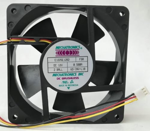 LMNCBVYA 12V 120mm Cooling Fan E1225E12B2 FSR - 120x120x25mm DC Fan for Optimal Cooling von LMNCBVYA
