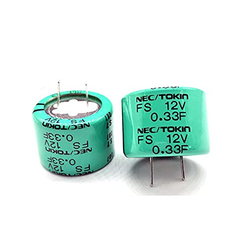 LMNCBVYA 1PCS Super Farad Capacitor FS 12V 0.33F Compatible with NEC/TOKIN FS1B334 - Replacement Capacitor von LMNCBVYA
