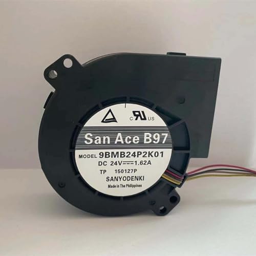 LMNCBVYA 9BMB24P2K01 24V 1.62A Large Air Volume Grill Cooling Fan - 56.85 CFM, 6850 RPM, 66 dBA Noise Level von LMNCBVYA