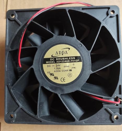 LMNCBVYA Beautyrankle 120mm 24V Inverter Cooling Fan - AD1224UB-F91GP 1.30A 2-Wire Fan von LMNCBVYA
