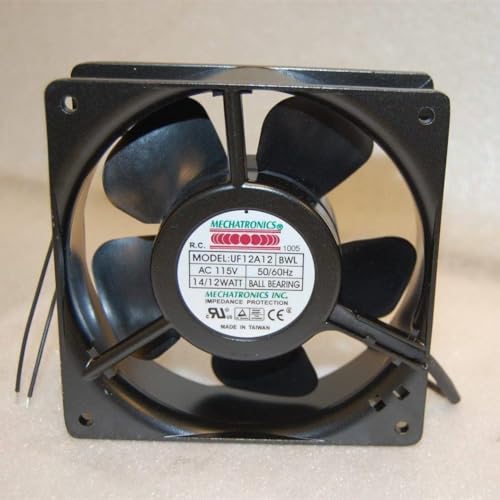 LMNCBVYA Beautyrankle 120mm Cooling Fan UF12A12-BWL AC115V 14/12W for Efficient Airflow and Heat Dissipation von LMNCBVYA