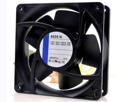 LMNCBVYA Beautyrankle 4606N Cooling Fan - 115V 20W 3100RPM 105.9CFM for Efficient Airflow von LMNCBVYA