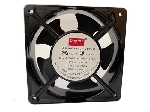 LMNCBVYA Beautyrankle 4C549A Dayton 115V 120mm High-Performance Cooling Fan - 0.25A 12038 Quiet Operation von LMNCBVYA