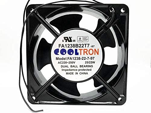 LMNCBVYA Beautyrankle FA1238-22-7-97 Schrank Lüfter für Cooltron FA1238B22T7-97, 220-250V, 25/22W, 120mm×38mm LMNCBVYA Beautyrankle FA1238-22-7-97 Schrank Lüfter für Cooltron FA1238B22T7-97, 220-250V, 25/22W, 120mm×38mm von LMNCBVYA