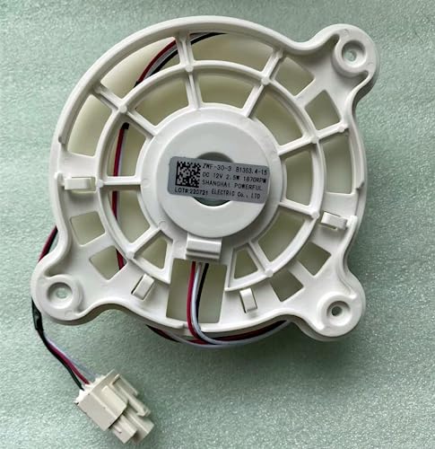 LMNCBVYA Beautyrankle ZWF-30-3 12V 2.5W Refrigerator Cooling Fan Motor for Efficient Cooling Solutions von LMNCBVYA