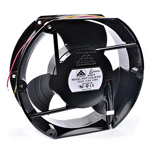 LMNCBVYA MGT1724LB-R51 24V 170mm DC Cabinet Inverter Fan - 3 Wire Cooling Fan for Electronics and Appliances von LMNCBVYA