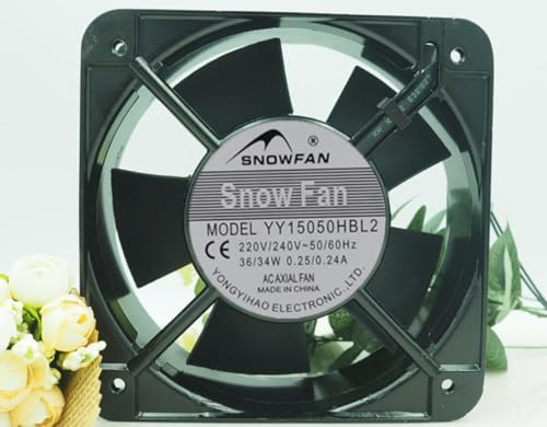LMNCBVYA YY15050HBL2 Cooling Fan 220/240V 150mm 15050 - High Efficiency 150x150x50mm Cooling Solution for Various Applications von LMNCBVYA