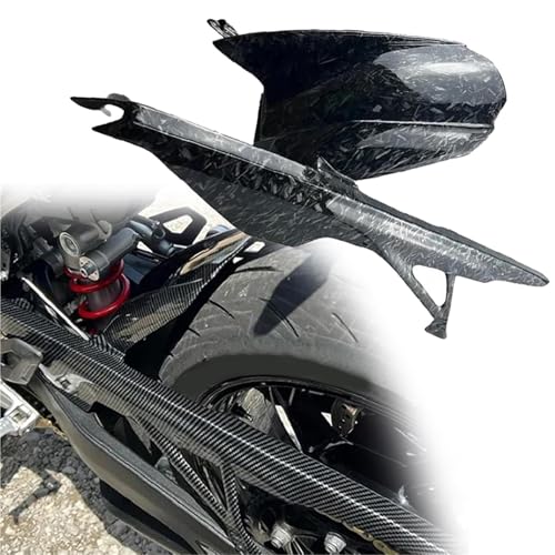 LMNMY Verkleidungszubehör Für BMW S1000R 2019-2023 2022 2021 2020 Motorradzubehör Schutzverkleidung Gugelabdeckung ABS-Kohlefaser-Hinterradhugger-Kotflügelplatte von LMNMY