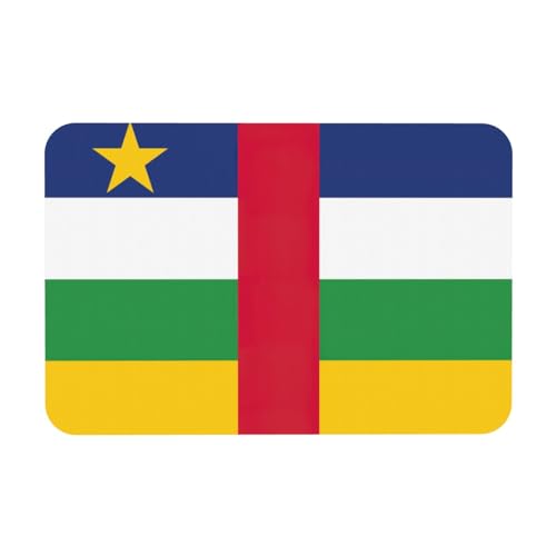 LMNUDS Badematte mit zentralafrikanischer Flagge, Kieselgur-Duschmatte, rutschfest, für Badezimmerboden, kompaktes Design, 24 x 40 cm LMNUDS Badematte mit zentralafrikanischer Flagge, Kieselgur-Duschmatte, rutschfest, für Badezimmerboden, kompaktes Design, 24 x 40 cm von LMNUDS