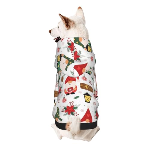 Hunde-Kapuzenpullover mit niedlichem Zwergen-Aufdruck für kleine Hunde, warm, weich und atmungsaktiv, leicht zu tragen, für Winter und Herbst, warm Hunde-Kapuzenpullover mit niedlichem Zwergen-Aufdruck für kleine Hunde, warm, weich und atmungsaktiv, leicht zu tragen, für Winter und Herbst, warm von LMNvbz