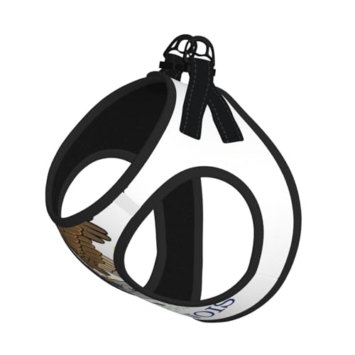 Illinois Hundegeschirr, verstellbar, für Katzen und Hunde, weich, atmungsaktiv, mit reflektierendem Design, ausbruchsichere Leine für kleine Haustiere von LMNvbz