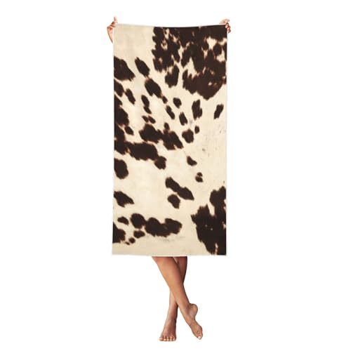 LMNvbz Braunes Strandtuch, Rindsleder, schnelltrocknend, 140 x 70 cm, weiche, saugfähige Handtücher für Pool, Cabana und Urlaub LMNvbz Braunes Strandtuch, Rindsleder, schnelltrocknend, 140 x 70 cm, weiche, saugfähige Handtücher für Pool, Cabana und Urlaub von LMNvbz