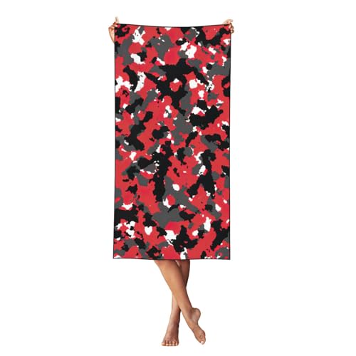 LMNvbz Schnell trocknendes Strandtuch, Camouflage-Druck, 140 x 70 cm, weiche, saugfähige Handtücher für Pool, Cabana und Urlaub LMNvbz Schnell trocknendes Strandtuch, Camouflage-Druck, 140 x 70 cm, weiche, saugfähige Handtücher für Pool, Cabana und Urlaub von LMNvbz