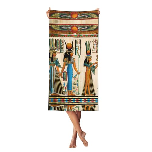 LMNvbz Strandtuch, Motiv: Frauen im alten Ägypten, schnelltrocknend, 140 x 70 cm, weiche, saugfähige Handtücher für Pool, Cabana und Urlaub LMNvbz Strandtuch, Motiv: Frauen im alten Ägypten, schnelltrocknend, 140 x 70 cm, weiche, saugfähige Handtücher für Pool, Cabana und Urlaub von LMNvbz