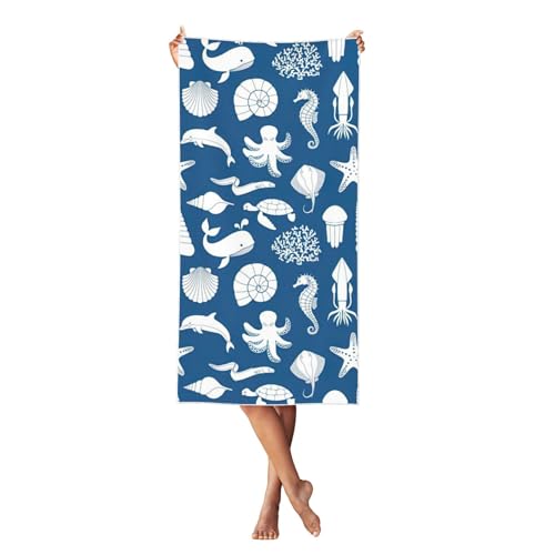 LMNvbz Unterwasser-Strandtuch, schnelltrocknend, 140 x 70 cm, weiche, saugfähige Handtücher für Pool, Cabana und Urlaub LMNvbz Unterwasser-Strandtuch, schnelltrocknend, 140 x 70 cm, weiche, saugfähige Handtücher für Pool, Cabana und Urlaub von LMNvbz