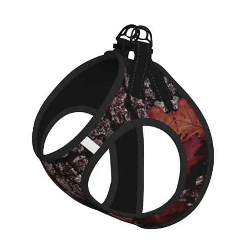 Outfitter Tuff Hundegeschirr, verstellbar, für Katzen und Hunde, weich, atmungsaktiv, Netzweste mit reflektierendem Design, ausbruchsichere Leine für kleine Haustiere von LMNvbz