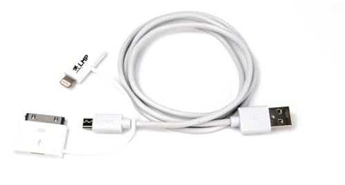 LMP 3-in-1 Lightning l 30 Pin l Micro USB to USB Kabel, 12637 LMP 3-in-1 Lightning l 30 Pin l Micro USB to USB Kabel, 12637 von LMP
