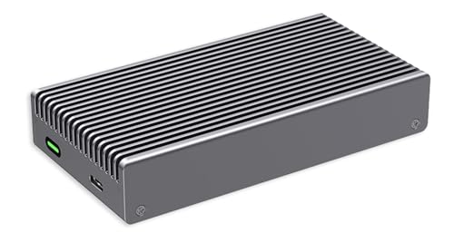 LMP DataFlash USB4 – Gehäuse aus Aluminium USB4 40 Gbit/s für M.2 NVMe PCIe SSD (SSD Nicht im Lieferumfang enthalten) – USB C kompatibel mit Thunderbolt 3 und 4 von LMP