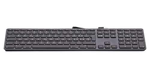 LMP USB Keyboard 110 Keys Wired USB Keyboard with 2X USB and, 18244 von LMP