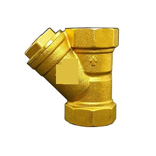 LMPVPDGADZ 1/2 "3/4" 1 "Fit for BSP. Innengewinde Messing Inline Y Type Filtersiebventil Rohranschlussanschluss Adapter for Wasser(1") von LMPVPDGADZ