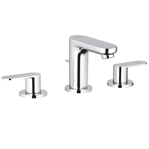 LMRJHAZ Eurosmart Cosmopolitan S-Größe 8 Zoll weit verbreitet 2-Handle 3-Loch-Badezimmer-Wasserhahn-1,2 gpm von LMRJHAZ