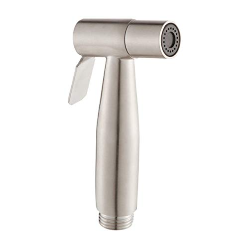 LMRJHAZ Handheld -Toiletten -Bidet Sprayer Set Kit Edelstahl Hand Bidet -Wasserhahn für Badezimmer Handsprühduschkopf Selbstreinigung, Sprayer und Grund von LMRJHAZ