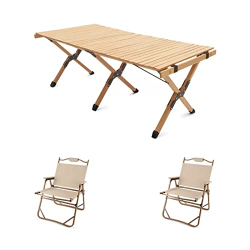 LMRJHAZ Klapper Bistroisch und Luft, Klapptisch im Freien und Luft, tragbare Camping -Picknicktisch und Luft, für Terrasse, Garten, Garten von LMRJHAZ
