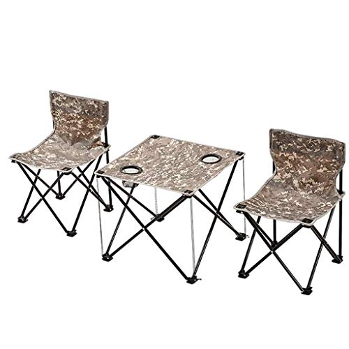 LMRJHAZ Klappertisch Klapperluft Bea Camping Luft tragbare Picknick -Doppellufttisch (D) von LMRJHAZ