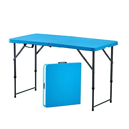 LMRJHAZ Klappertisch im Freien im Freien Klappertisch Klappbarer Campingtisch Outdoor Camping -Klapptisch Tragbarer Bürostand Langer Tisch (Farbe: 1,2 m weiß) von LMRJHAZ