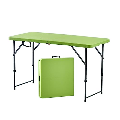LMRJHAZ Klappertisch im Freien im Freien Klappertisch Klappbarer Campingtisch Outdoor Camping -Klapptisch Tragbarer Bürostand Langer Tisch (Farbe: 1,2 m weiß) von LMRJHAZ