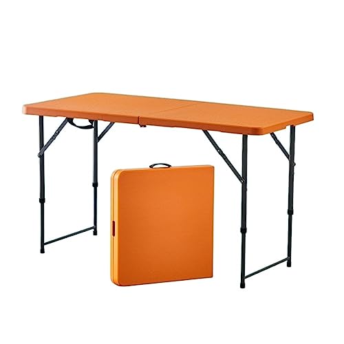 LMRJHAZ Klappertisch im Freien im Freien Klappertisch Klappbarer Campingtisch Outdoor Camping -Klapptisch Tragbarer Bürostand Langer Tisch (Farbe: 1,2 m weiß) von LMRJHAZ