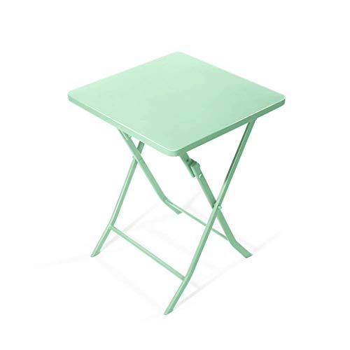 LMRJHAZ Klapptisch, tragbarer Plastik -Camping -Tisch, Höhenklapptisch, einfacher Freizeit -Snacktisch, geeignet für Camping, Picknick, Outdoor, BBQ (D) von LMRJHAZ