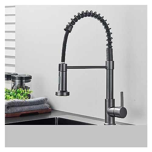 LMRJHAZ Küchenarmatur mit ausziehbarem Griff, 360 Grad drehbar, mattschwarz, Torneira Cozinha Mischbatterie LMRJHAZ Küchenarmatur mit ausziehbarem Griff, 360 Grad drehbar, mattschwarz, Torneira Cozinha Mischbatterie von LMRJHAZ