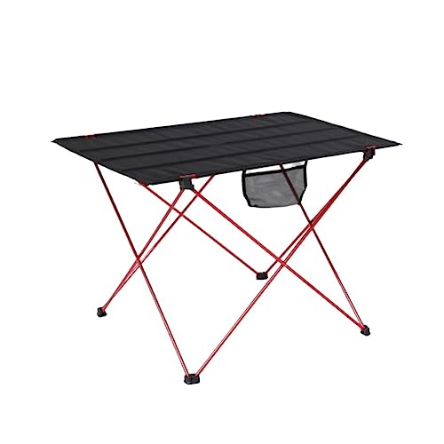 LMRJHAZ Tische und Airs Outdoor Faltbarer Tisch tragbarer Campingschreibtisch Ultraleicher Wanderkletterfischerei Picknickklapptische Einstellbar (s grau) von LMRJHAZ