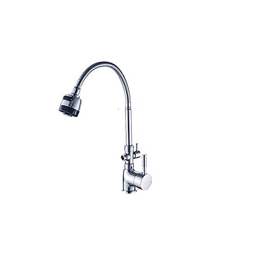 Mixer Tap Kitchen Wasserhähne Silber Eingriff ausziehen Küchenhahn Eintreffer Griff 360 Grad Wassermischungsmixer Tap Basin Kupferarmaturen von LMRJHAZ
