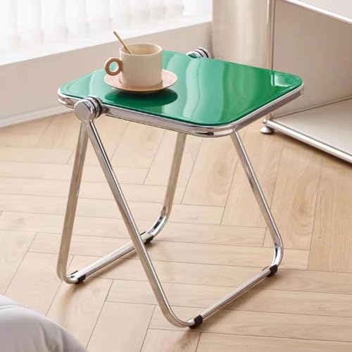 Tragbarer Klappkandentisch für Gartenkaffee -Sofa End -Getränke TV -Abendessen Square Nachttisch Leichte und langlebige grüne Farbe Innen- und Außenverwendung 44 * 36 * 41 cm ideal zum Camping und P. Tragbarer Klappkandentisch für Gartenkaffee -Sofa End -Getränke TV -Abendessen Square Nachttisch Leichte und langlebige grüne Farbe Innen- und Außenverwendung 44 * 36 * 41 cm ideal zum Camping und P. von LMRJHAZ