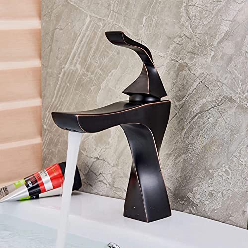 LMRJHAZM Badleuchte, Einhebelmischer für Badezimmer, Badewanne, Waschbecken, Mischbatterie, 1 Loch aus Gold, Waschkrankran LMRJHAZM Badleuchte, Einhebelmischer für Badezimmer, Badewanne, Waschbecken, Mischbatterie, 1 Loch aus Gold, Waschkrankran von LMRJHAZM