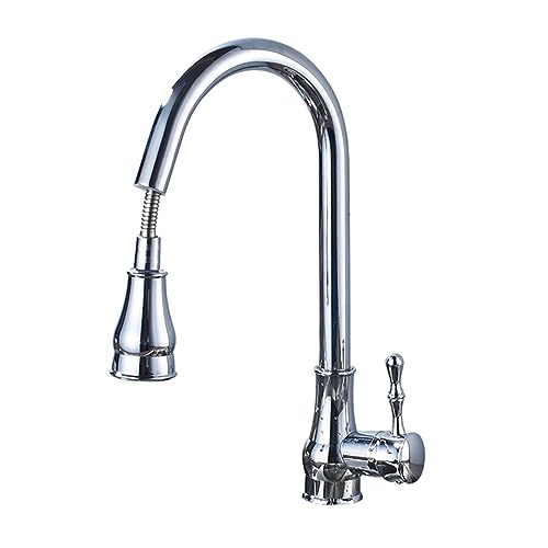 LMRJHAZM Down Wasserhahn Reifen montiert schwarz Strom Sprays Küche Mixer Armaturen einzelnen Griff ziehen Auslauf von LMRJHAZM