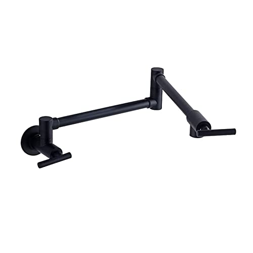 LMRJHAZM Fyfgnb Brackaged Nickel Single Handle Badezimmer Küche Faucet One Tal Wasser Cold Folding Basin Taps (Nickel gebürstet C) von LMRJHAZM