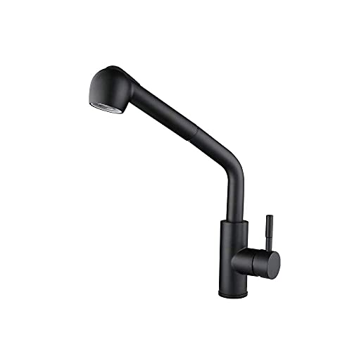 LMRJHAZM Küchenarmatur, Küchenarmatur, Küchenarmatur, Spüle, Lampe 360 ° drehbar, Einloch, Kaltwassermischer, Kran Sandwich Torneira Cozinha für Fingerabdrücke von LMRJHAZM